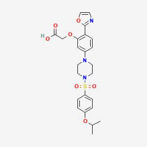 Структурная формула Asapiprant(BGE-175), CAS 932372-01-5, формула C24H27N3O7S
