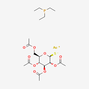 Структурная формула Auranofin, CAS 34031-32-8, формула C20H34AuO9PS