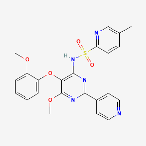 Структурная формула Avosentan, CAS 290815-26-8, формула C23H21N5O5S