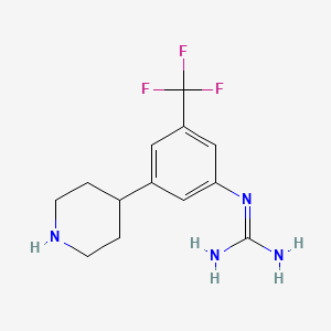 Структурная формула BI-0314, CAS 2244560-46-9, формула C13H17F3N4