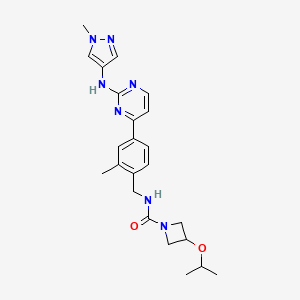 Структурная формула BIIB068, CAS 1798787-27-5, формула C23H29N7O2
