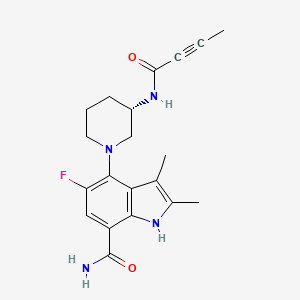 Структурная формула BMS-986195, CAS 1912445-55-6, формула C20H23FN4O2