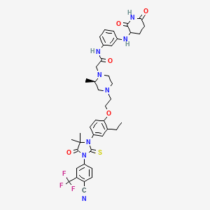Структурная формула BMS-986365 (CC-94676), CAS 2446928-30-7, формула C41H45F3N8O5S