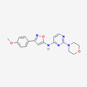 Структурная формула BO-264, CAS 2408648-20-2, формула C18H19N5O3