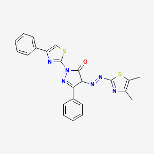 Структурная формула BTSA1.2, CAS 2254256-66-9, формула C23H18N6Os2