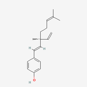 Структурная формула Bakuchiol, CAS 10309-37-2, формула C18H24O