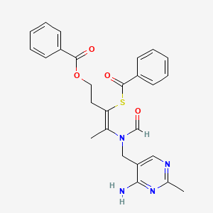 Структурная формула Bentiamine, CAS 299-88-7, формула C26H26N4O4S