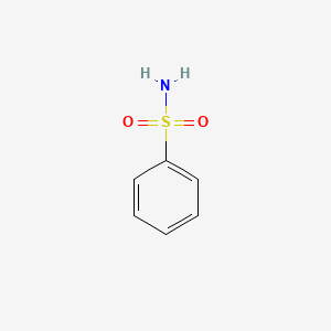 Структурная формула Benzenesulfonamide, CAS 98-10-2, формула C6H7NO2S