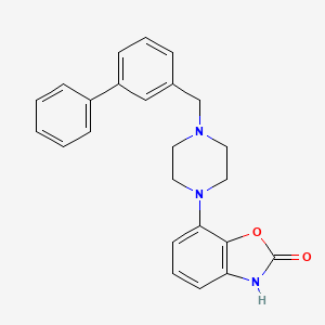 Структурная формула Bifeprunox, CAS 350992-10-8, формула C24H23N3O2