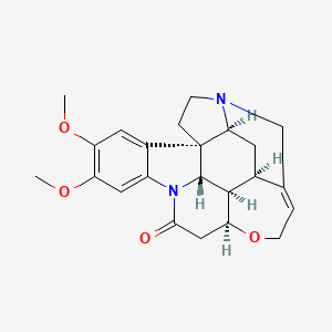 Структурная формула Brucine, CAS 357-57-3, формула C23H26N2O4