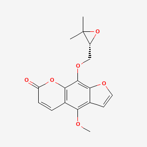 Структурная формула Byakangelicol, CAS 26091-79-2, формула C17H16O6