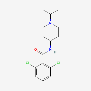 Структурная формула CBS-1117, CAS 959245-08-0, формула C15H20Cl2N2O