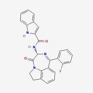 Структурная формула CHEMBL333994 (FK-480), CAS 167820-10-2, формула C26H19FN4O2