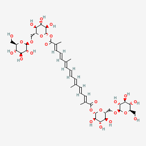 Структурная формула CROCIN, CAS 42553-65-1, формула C44H64O24