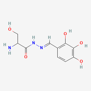 Структурная формула CSRM617, CAS 787504-88-5, формула C10H13N3O5