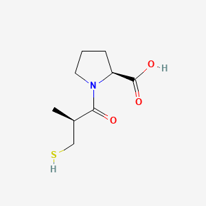 Структурная формула Captopril, CAS 62571-86-2, формула C9H15NO3S