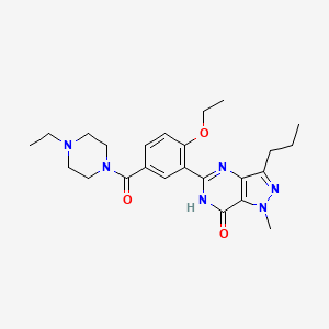 Структурная формула Carbodenafil, CAS 944241-52-5, формула C24H32N6O3
