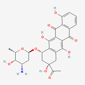 Структурная формула Carubicin, CAS 50935-04-1, формула C26H27NO10