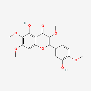 Структурная формула Casticin, CAS 479-91-4, формула C19H18O8