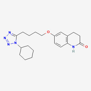 Структурная формула Cilostazol, CAS 73963-72-1, формула C20H27N5O2