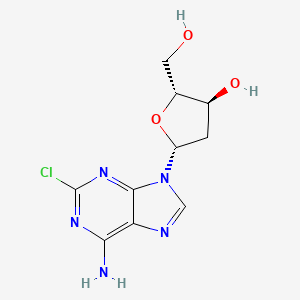 Структурная формула Cladribine, CAS 4291-63-8, формула C10H12ClN5O3