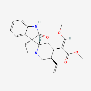 Структурная формула Corynoxeine, CAS 630-94-4, формула C22H26N2O4