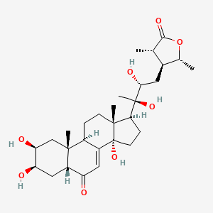 Структурная формула Cyasterone, CAS 17086-76-9, формула C29H44O8