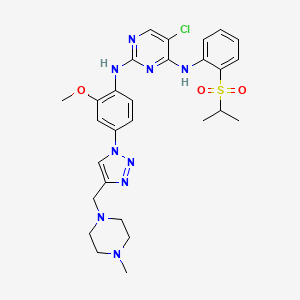 Структурная формула WY-135, CAS 2163060-83-9, формула C28H34ClN9O3S