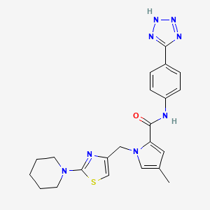 Структурная формула DRP1 inhibitor 4, формула C22H24N8Os