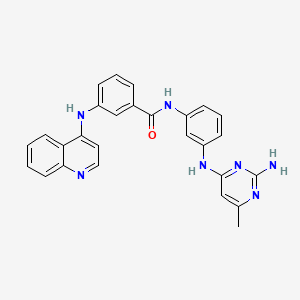 Структурная формула MC3343, CAS 1535187-91-7, формула C27H23N7O
