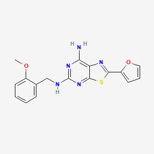 Структурная формула TP455, CAS 2042563-95-9, формула C17H15N5O2S