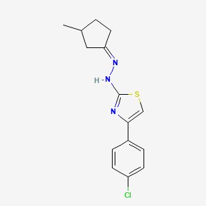 Структурная формула CPTH6, CAS 1099614-81-9, формула C15H16ClN3S