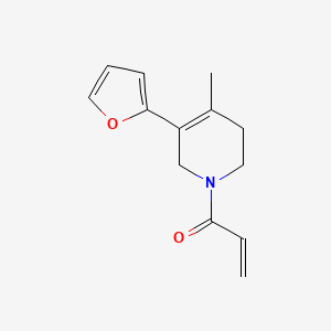 Структурная формула ALDH3A1 inhibitor EN40, CAS 2094547-67-6, формула C13H15NO2