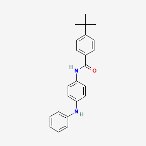 Структурная формула S119-8, CAS 443639-96-1, формула C23H24N2O