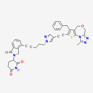 Структурная формула QCA570, CAS 2207569-08-0, формула C39H33N7O4S