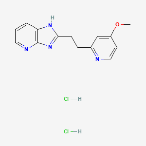 Структурная формула BYK191023 dihydrochloride, CAS 1216722-25-6, формула C14H16Cl2N4O