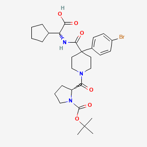 Структурная формула BIO124, формула C29H40BrN3O6