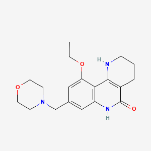 Структурная формула Amelparib, CAS 1227156-72-0, формула C19H25N3O3