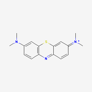 Структурная формула TRX-0237, CAS 613-11-6, формула C16H19N3S