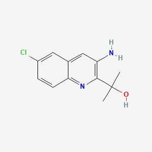 Структурная формула ADX-102 (Reproxalap;NS-2), CAS 916056-79-6, формула C12H13ClN2O