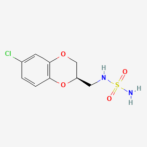 Структурная формула JNJ-26489112, CAS 871824-55-4, формула C9H11ClN2O4S