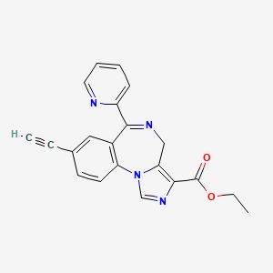 Структурная формула HZ-166, CAS 612527-56-7, формула C21H16N4O2