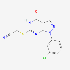 Структурная формула HS56, CAS 922050-57-5, формула C13H8ClN5Os