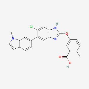 Структурная формула AMPK activator 991, CAS 1219739-95-3, формула C24H18ClN3O3