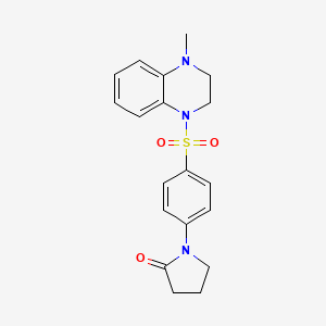 Структурная формула Wnt-p53 inhibitor compound 2, CAS 1448427-02-8, формула C19H21N3O3S