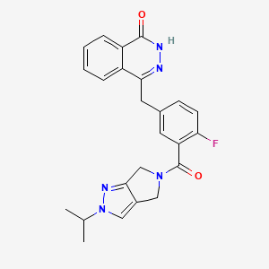 Структурная формула ZYTP1, CAS 1616891-07-6, формула C24H22FN5O2