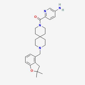 Структурная формула AZ084, CAS 929300-19-6, формула C26H34N4O2