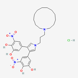 Структурная формула ICSN3250 hydrochloride, CAS 1561902-79-1, формула C31H41ClN4O8
