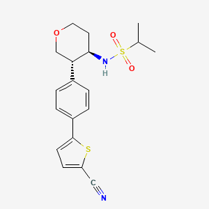 Структурная формула PF-4778574, CAS 1219633-99-4, формула C19H22N2O3S2