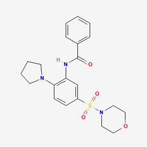 Структурная формула NGI-1 derivative C-19, CAS 924471-88-5, формула C21H25N3O4S